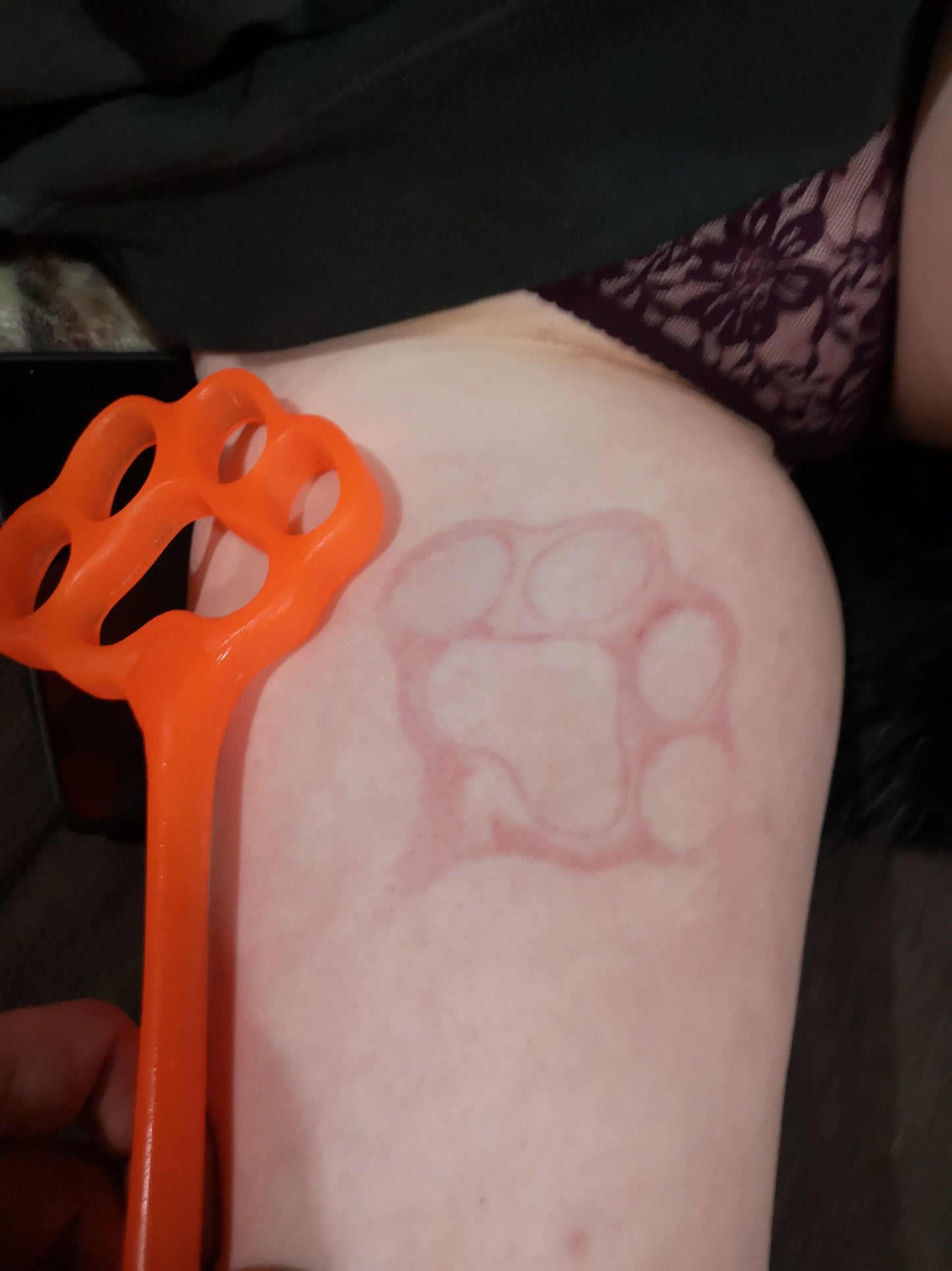 Paw polyurethane (flexible) marking Paddle