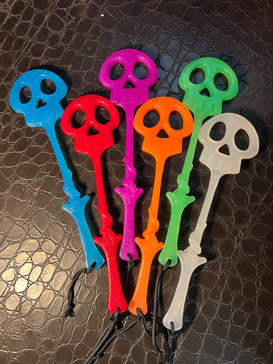 “Sugar skull” polyurethane (flexible) marking paddles